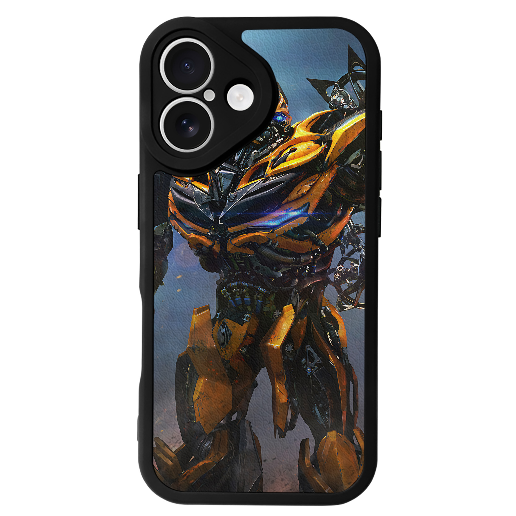 （画像用） Transformers トランスフォーマー 【iPhone 16シリーズ対応】シリコンスマホケース（レザー調） 材質：シリコン